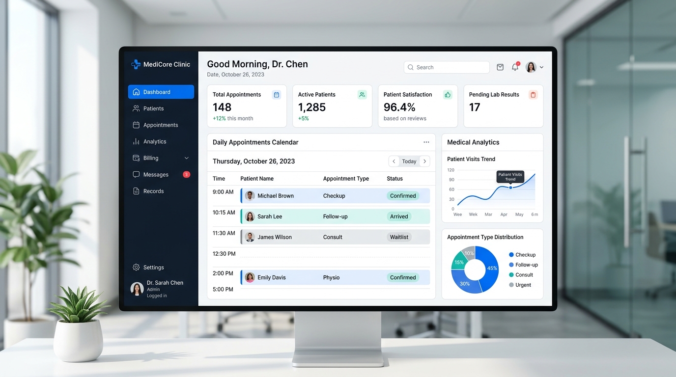NuvoMED Interface Preview